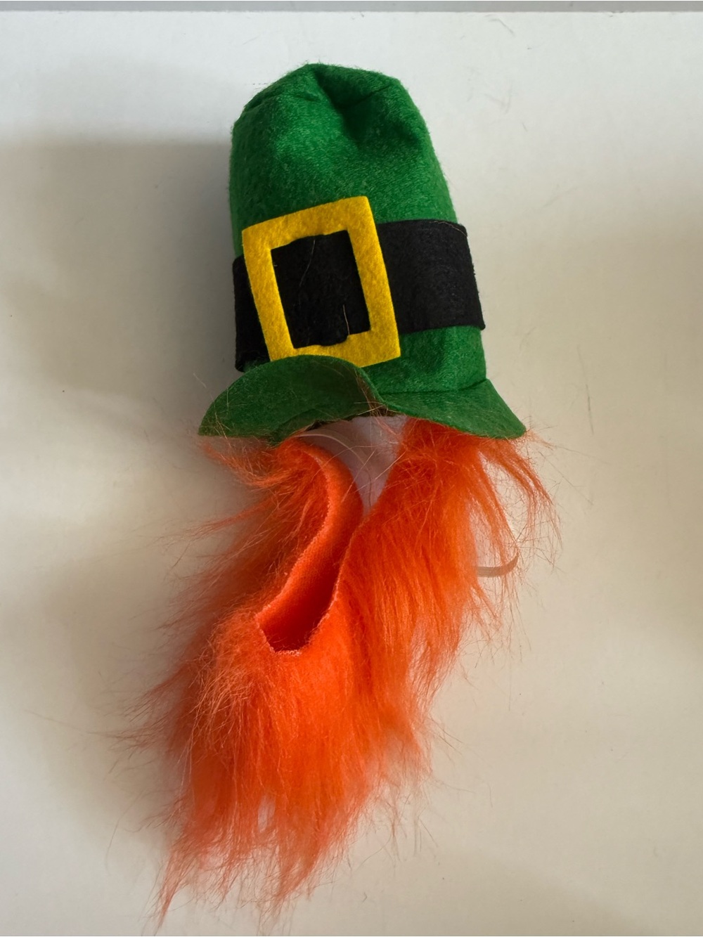 St Patrick's day leprechaun hat and beard dog costume / hat. Xsmall